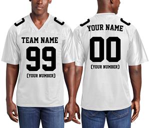 Blank <b>Football</b> Jerseys for Men Adult Hip-Hop American <b>Football</b> Jersey Plus <b>Size</b> Shirt Practice Sports Uniform Tops - Product Image 3
