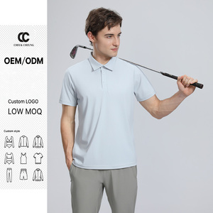 Cheuk Cheung Unisex Polo Shirt Custom Sportwear Padel <b>Golf</b> Jersey Moisture Wicking V-neck Short Sleeve Tennis Apparel Regular - Product Image 1