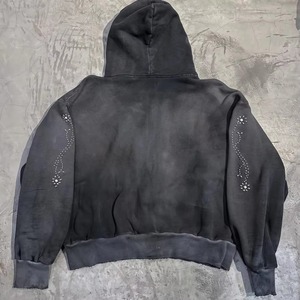 Sudaderas con capucha de algodón unisex Sudaderas de invierno casuales cómodas con patrón impreso Elegante para hombres y mujeres para relajarse Salón en casa - Product Image 4