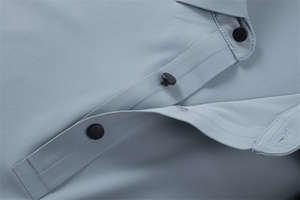 Polo en blanco de alta calidad con tacto refrescante al por mayor, polo deportivo con bordado personalizado, camisetas polo de punto seco para hombre - Product Image 5