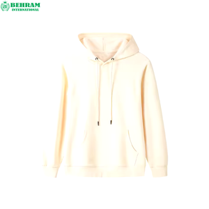 Sweat-shirt à capuche surdimensionné en coton biologique pour homme, modèle 2026, personnalisé, chaud et thermique pour l'hiver, couleur unie, teint uni - Product Image 6