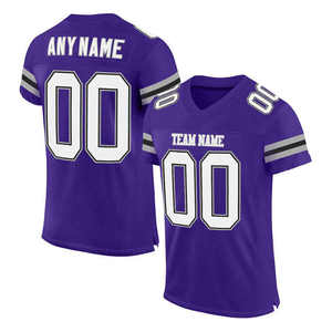 Material duradero, nuevo diseño, ropa deportiva, camiseta de fútbol americano, camiseta de fútbol cosida a medida con números para adultos y jóvenes - Product Image 4