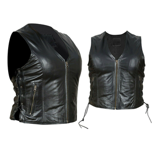 Gilet de moto pour homme en cuir souple de haute qualité, réversible, respirant, décontracté, hiver 2023, très vendu - Product Image 1