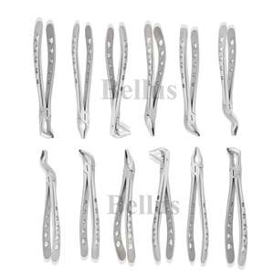 Fórceps de extracción de raíz de diente profesional de Bellus International, instrumento dental quirúrgico de acero inoxidable aprobado por CE - Product Image 6