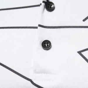 Polo de golf uniforme liso en blanco de algodón o poliéster de alta calidad con logotipo bordado estampado para hombre personalizado - Product Image 5