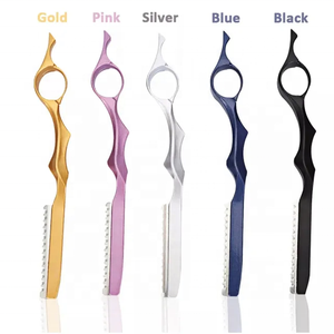 Cuchilla de afeitar de peluquero afilada de construcción Premium, maquinillas de afeitar para cortar el cabello, cuchillo de adelgazamiento, herramientas de salón, maquinilla de afeitar para mujer - Product Image 5