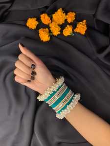 Ensemble de bracelets Churi de luxe traditionnels faits à la main pour cadeaux de l'Aïd de mariage, nouveaux designs, prix de gros - Product Image 2