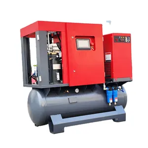 15HP High Pressure 16bar Industrial Compressor Screw Machine All in One 185 Cfm Air Compressor for Fiber Laser Cutting