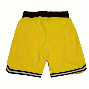 Short de basket-ball et de fitness en maille légère et respirante pour hommes, décontracté et sportif, avec poches zippées, de couleur unie - Product Image 2