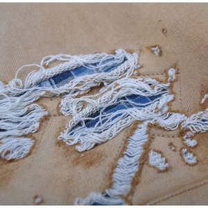 Custom High Quality Cotton French Terry Street Wear Vintage Acid Washed Hoodie Distressed Ripped Hoodies <b>raw</b> edges - Product Image 5