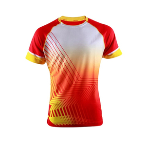 OEM Custom Men's Cotton T-<b>Shirt</b> High Stand Collar Blank Sublimation Sports <b>Shirt</b> with Custom Logo Printed - Product Image 2