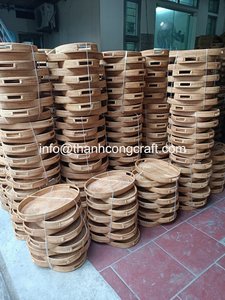 ถาดหวายทรงเสน่ห์ดีไซน์ใหม่สำหรับจัดแสดงและจัดระเบียบถาดหวายทันสมัยสำหรับจัดเก็บและตกแต่งห้องนั่งเล่น - Product Image 5