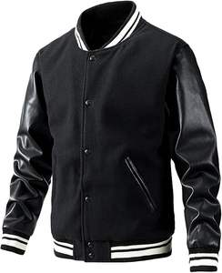 OEM/ODM Men's Varsity <b>Jacket</b> <b>Baseball</b> Lightweight Long Sleeve <b>Bomber</b> <b>Jacket</b> Down Letterman <b>Jacket</b> Winter Coat for Men - Product Image 1