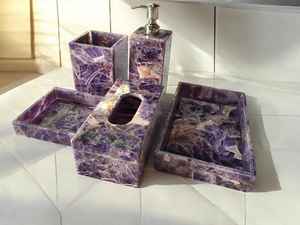 Juego de baño de resina hecho a mano de primera calidad con acabados artísticos y patrones de remolino resistente al agua e ideal para regalos o uso personal - Product Image 5