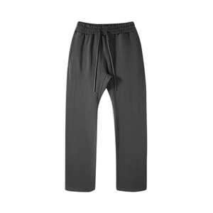 Pantalones de chándal rectos de primera calidad Ropa informal Bloque de color Pantalones de chándal transpirables 100% Algodón Logotipo personalizado Pantalones de chándal para hombres - Product Image 3