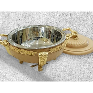 Réchauffeur d'aliments Casserole Équipement Réchauffeur de buffet Vaisselle Vaisselle Pot de service alimentaire Par Indian Metal World - Product Image 1