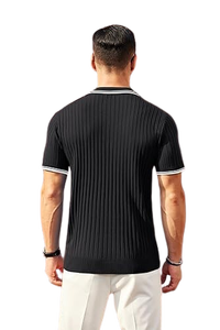 T-shirt à manches courtes pour homme, en coton 100 %, tricoté, antibactérien, à séchage rapide, avec poche, pour le golf, la salle de sport, le sport, imprimé sur mesure - Product Image 3
