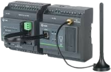 โมเดล PL-100 PLC ขนาดเล็กแบบฐาน PC10BD14006D1พร้อม RS485เขียนโปรแกรม PLC 112 24VDC I/O - Product Image 2