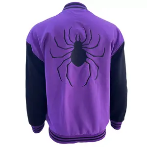 Exclusiva chaqueta universitaria personalizada para invierno tela transpirable de primera calidad ligera duradera soporte de bordado de estilo diario - Product Image 2