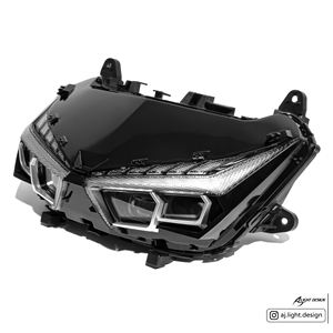 AJ LIGHT DESIGN AJ6-HD-4WW Faro Delantero LED de 4 Ojos para Motocicleta, 50W, Luz Alta Blanca Natural, DRL con Señal de Giro para Cygnus X - Product Image 2