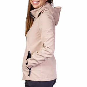 Chaqueta Softshell Deportiva Casual para Mujer con Puños Ajustables, Transpirable, Impermeable, Acabado en Nailon para Exteriores - Product Image 3