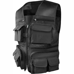 Vente en gros Vêtements de travail et poches Vêtements d'extérieur personnalisés Uniforme Vêtements de sécurité pour la construction Gilet Gilet pour hommes, poche en 5 dimensions - Product Image 4