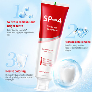 Pasta Dental Probiótica SP-4 con Menta para Fumadores y Consumidores de Café, Elimina Manchas, Cuidado Bucal, Aliento Fresco, 120g - Product Image 6