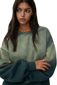 Sweat-shirt à col rond Tie Dye pour femmes Sweat-shirt imprimé personnalisé Sweat-shirt mode Streetwear - Product Image 6