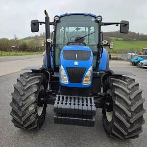 Tracteur agricole 4x4 vert 25 CV avec cabine fermée, pneus larges, transmission par engrenages, haute productivité - Product Image 1