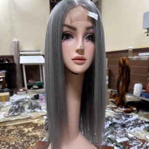2024 <b>Hot</b> Trend Raw Vietnamese Human Hair 360 Straight Glueless Full HD Transparent Lace Front <b>Wigs</b> Training Heads Black Women - Product Image 1