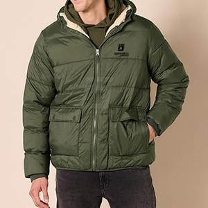 Veste matelassée pour homme de la meilleure qualité, fermeture éclair sur le devant, veste chaude pour tous les jours, vêtements d'extérieur, vestes matelassées - Product Image 2