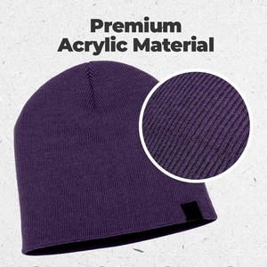 Fashionable Stylish Quick Dry Beanie <b>Caps</b> with Custom Logo Latest <b>Design</b> Breathable Plain Colors Beanie <b>Caps</b> - Product Image 4