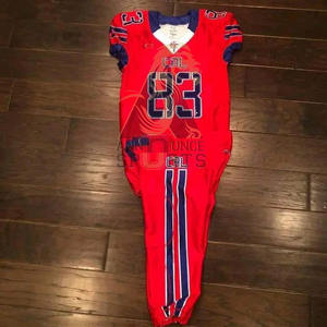 2024 nouveaux hommes équipe football américain uniforme cousu Logos chemises brodées jeunesse Sport porter des uniformes de football américain - Product Image 2