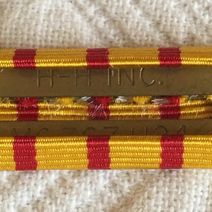 Vintage MC Vietnam Survey Medalla Cinta R062 Marine Corps Accesorios 1 Pieza Listado con Cinta Deslizante Barra Cintas de Respaldo - Product Image 3