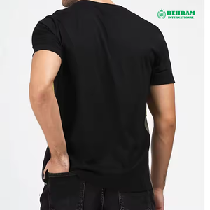 เสื้อยืดลำลองผู้ชายทรงหลวมราคาถูก ระบายอากาศได้ดี เป็นมิตรกับสิ่งแวดล้อม ผลิตจากโพลีเอสเตอร์/คอตตอน 210 กรัม ยี่ห้อ Behram International ขายส่ง - Product Image 2