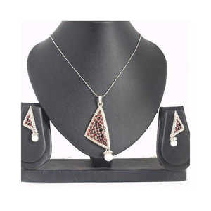 The99Jewel <b>Fine</b> <b>Jewelry</b> <b>Set</b> Austrian Stone Silver Plated Pendant 1200418 Model - Product Image 1