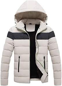 Veste matelassée légère à capuche pour homme, de haute qualité, pliable, chaude pour l'hiver, avec duvet et tissu en toile tissée à bulles - Product Image 6