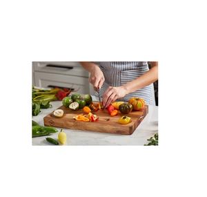 Planche à découper en bois de qualité alimentaire, antibactérienne, durable, épaisse, en bois de boucher, avec logo personnalisé, vente en gros - Product Image 6