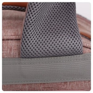 Pet Backpack Carrier Mesh Breathable For <b>Cats</b> Solid Color Quadratic Shape Zipper Closure - Product Image 3