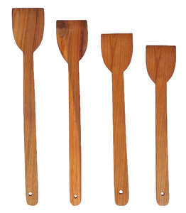 Juego de espátula de madera de tendencia, cucharas de cocina antiadherentes para cocina, juego de vajilla de 5 cucharas, utensilios de cocina, cena de glowin fashion - Product Image 1