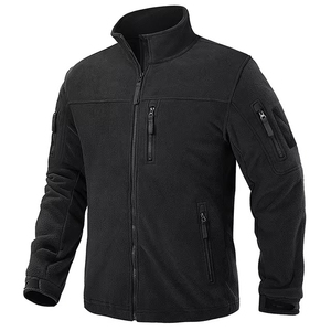 High Quality Custom logo Polyester Spandex Lightweight Full Zip Waterproof Winter <b>Fleece</b> <b>Lined</b> Men Softshell windbreaker <b>Jacket</b> - Product Image 2