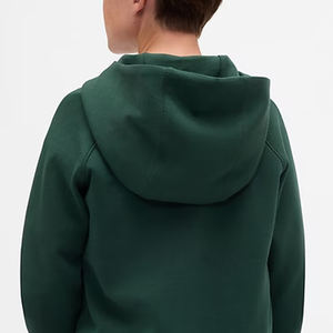 Sudadera con Capucha de Color Sólido para Niños con Cierre de Cremallera, Capucha Ajustable y Material Suave de Poliéster/Algodón para un Ajuste Cómodo y Relajado - Product Image 5