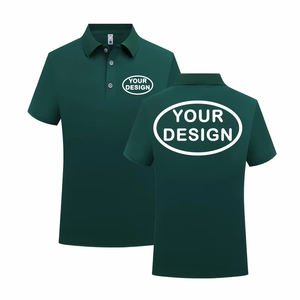 Verano Casual de punto para camisa POLO con logotipo personalizado bordado impresión diseño personalizado Top - Product Image 5