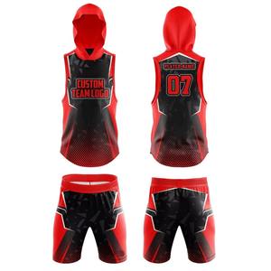 Tenues de football américain 7v7, sans manches, unisexe, adultes, grandes tailles, respirantes, séchage rapide, 100% polyester, personnalisables pour l'équipe - Product Image 5