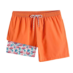 Short de sport 2 en 1 imprimé personnalisé de haute qualité pour hommes maillot de bain taille élastique et short de bain avec doublure - Product Image 4