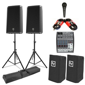 Excelente Oferta: Kit de Altavoces Autoamplificados ZLX-12BT de 12 Pulgadas y 1000W con Dos Altavoces y Micrófonos, Entrega a Domicilio - Product Image 2