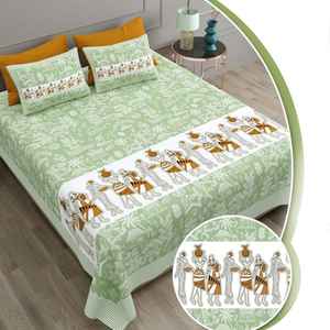 Ensemble de draps en coton de qualité élégante imprimé floral solide Style classique confortable et idéal pour offrir 3 pièces - Product Image 3