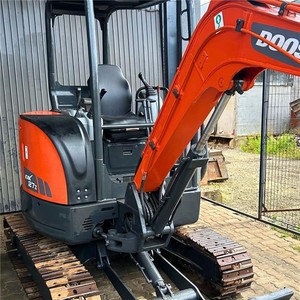 Mini pelleteuse sur chenilles Doosan DX27Z d'occasion poids de fonctionnement de 8 tonnes Kawasaki Enerpac vannes hydrauliques moteur boîte de vitesses roulement de pompe à engrenages - Product Image 3