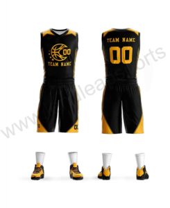 <b>Men's</b> Custom Basketball Uniform High Quality Breathable Polyester Jersey Plus Size Option for Training - Product Image 4