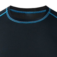 Couche de base thermique légère à manches longues pour hommes, respirante et chaude, idéale pour la superposition et la remise en forme.